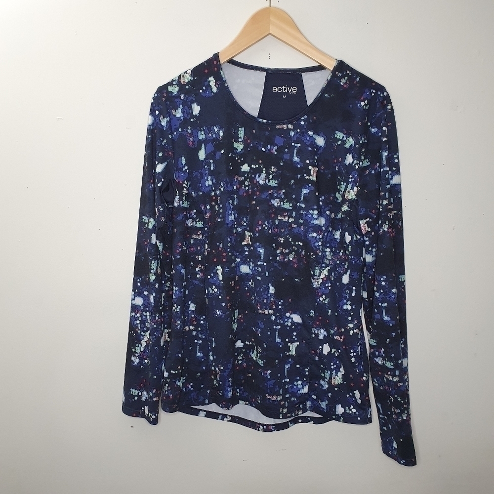 Active By Tchibo Print Pattern Long Sleeve Size M